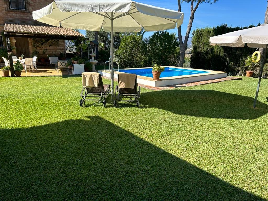 Casa Rural Cupiana Piscina privada Malaga Bagian luar foto